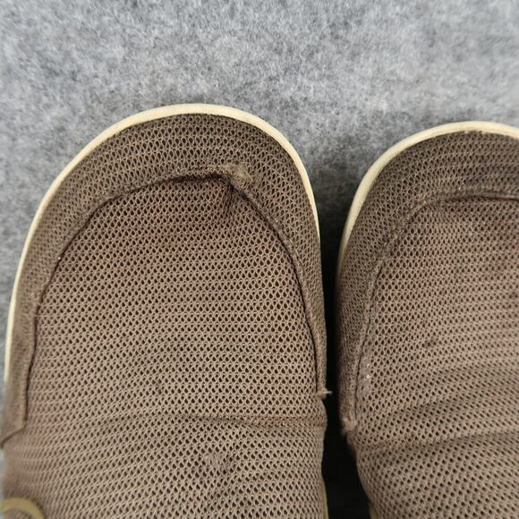 Olukai Shoes Mens 10 Slip On Casual Loafers Nohea Mesh Flats Brown Comfort Surf